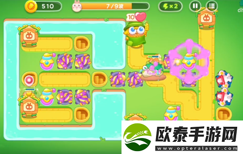 保卫萝卜4绿野奇缘第42关高分通关攻略