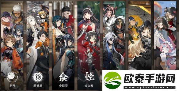 新月同行前期阵容角色站位攻略
