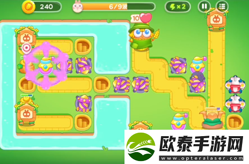 保卫萝卜4绿野奇缘第42关高分通关攻略