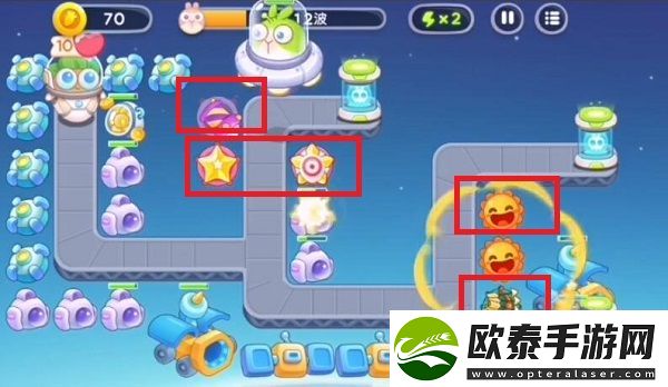 保卫萝卜4太空穿越第40关通关攻略