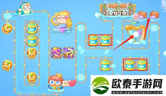 保卫萝卜4海的闺女第95关通关攻略