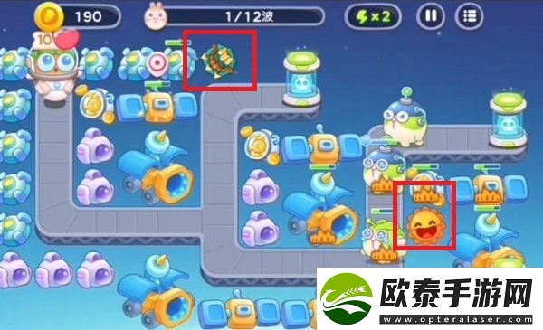 保卫萝卜4太空穿越第40关通关攻略