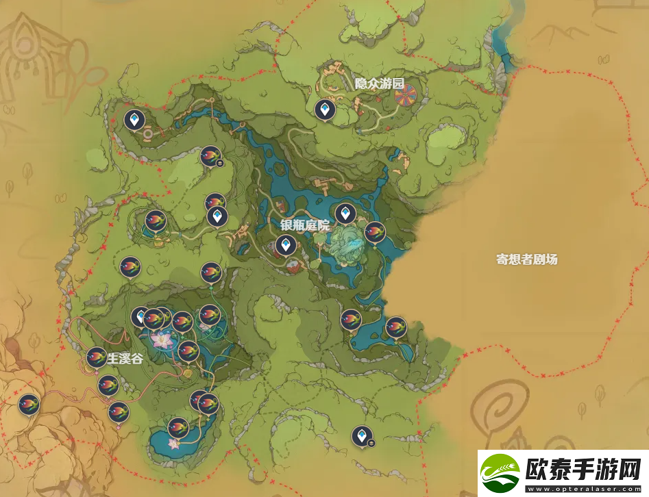 原神琉形蜃境过山车站台位置介绍