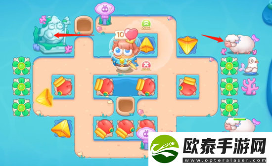 保卫萝卜4海的闺女第64关通关攻略