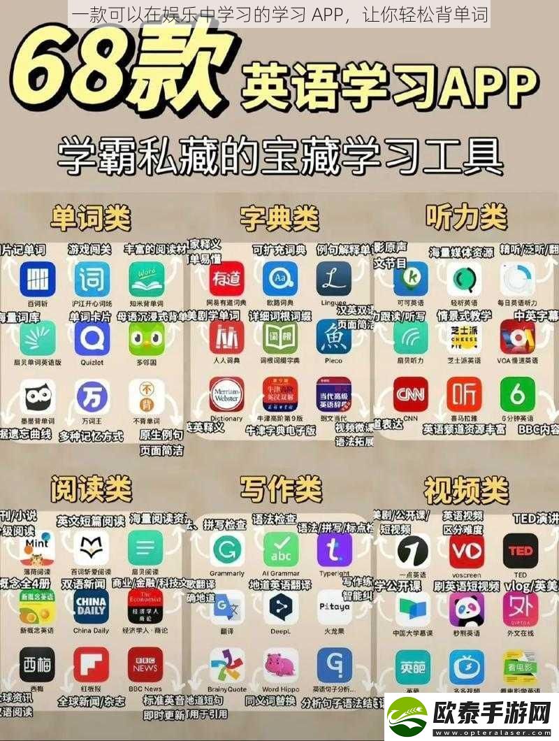 一款可以在娱乐中学习的学习APP让你轻松背单词