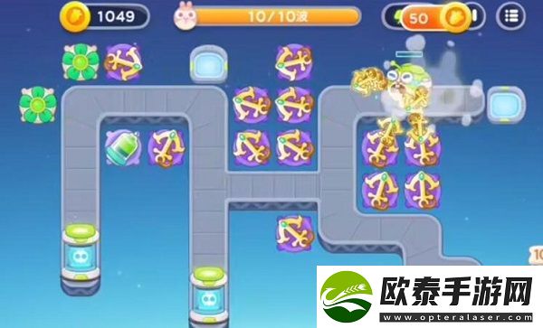 保卫萝卜4太空穿越第25关通关攻略