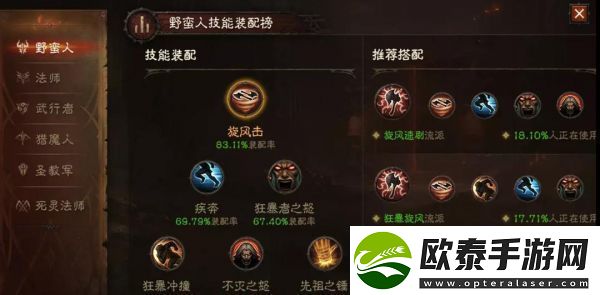 暗黑破坏神不朽手游狂骑士技能搭配分享