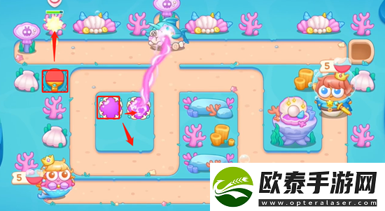 保卫萝卜4海的闺女第37关通关攻略
