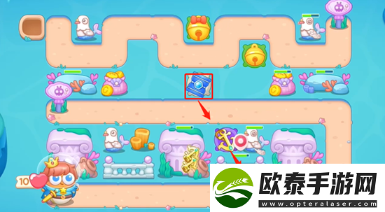 保卫萝卜4海的闺女第117关通关攻略