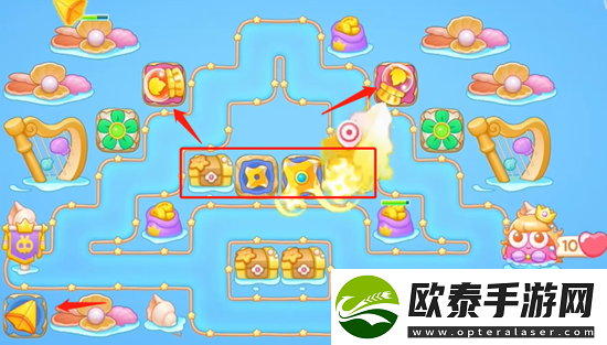 保卫萝卜4海的闺女第97关通关攻略