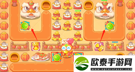 保卫萝卜4福神大作战第2关攻略