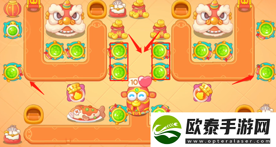 保卫萝卜4福神大作战第2关攻略