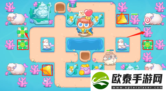 保卫萝卜4海的闺女第64关通关攻略