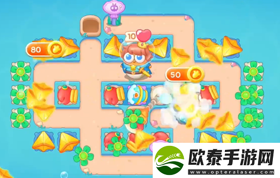 保卫萝卜4海的闺女第64关通关攻略