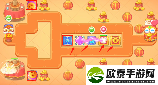 保卫萝卜4福神大作战第5关攻略