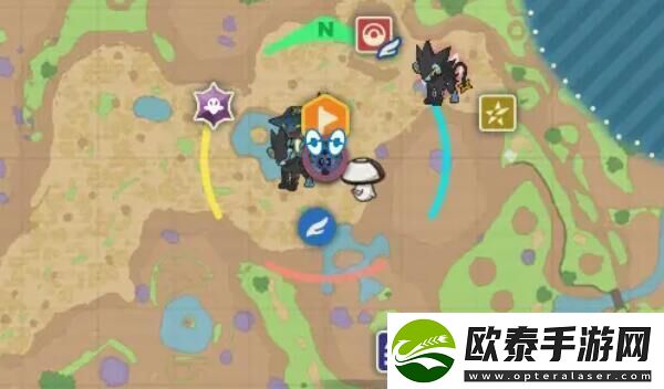 宝可梦朱紫蓝之圆盘神兽位置大全