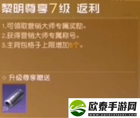 黎明觉醒vip等级怎么划分