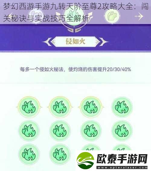 梦幻西游手游九转天阶至尊2攻略大全