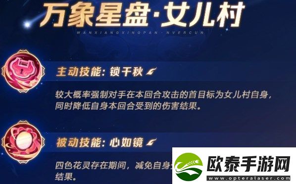 梦幻西游手游星盘技能有哪些