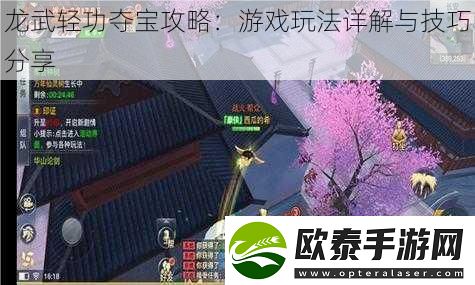 龙武轻功夺宝攻略