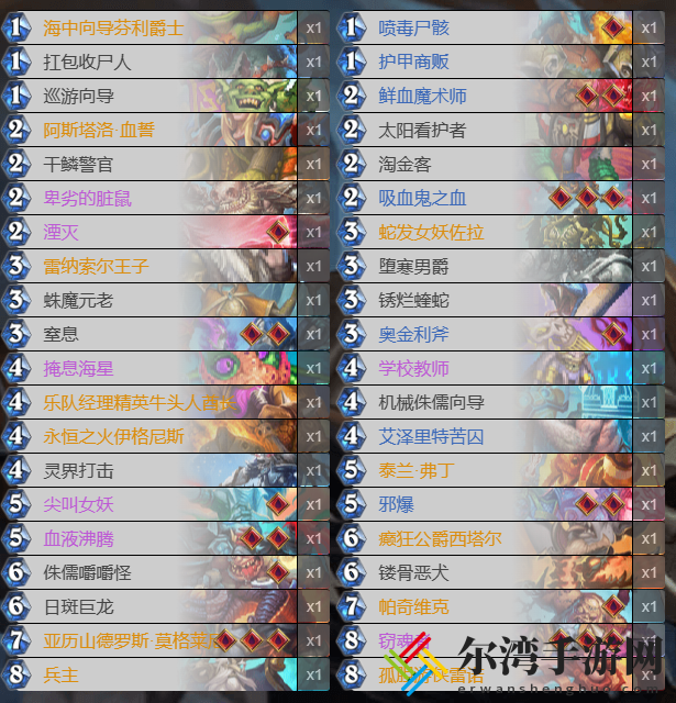 炉石传说荒芜之地宇宙血DK卡组推荐