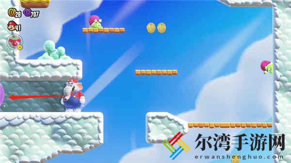 超级马里奥兄弟惊奇W1前往宇宙大紫币位置一览