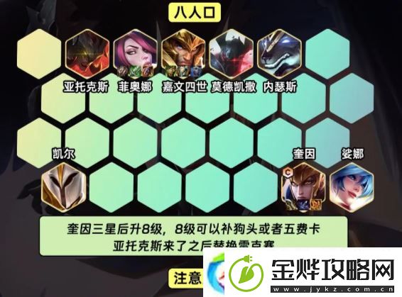 金铲铲之战S9.5裁决奎因阵容怎么搭配