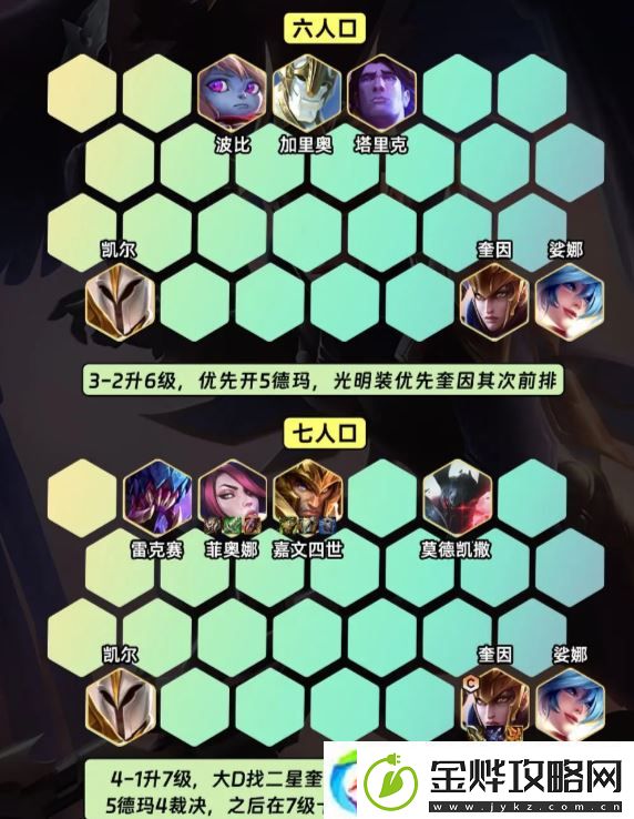 金铲铲之战S9.5裁决奎因阵容怎么搭配