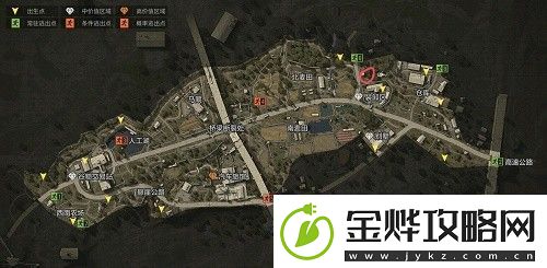 暗区突围回收站管理处钥匙在哪里