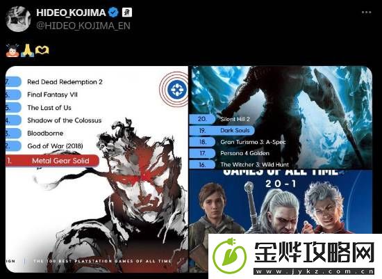 IGN评合金装备有史以来最佳PS游戏！小岛秀夫回应