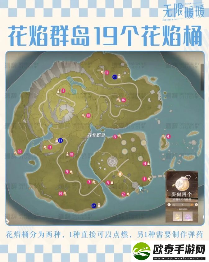 无限暖暖花焰群岛213个烟花
