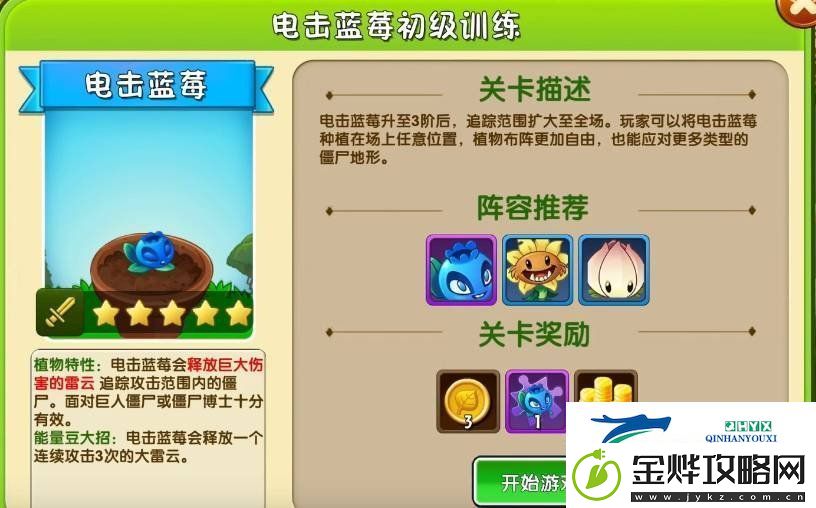植物大战僵尸2pvz2潘妮课堂初级训练怎么过