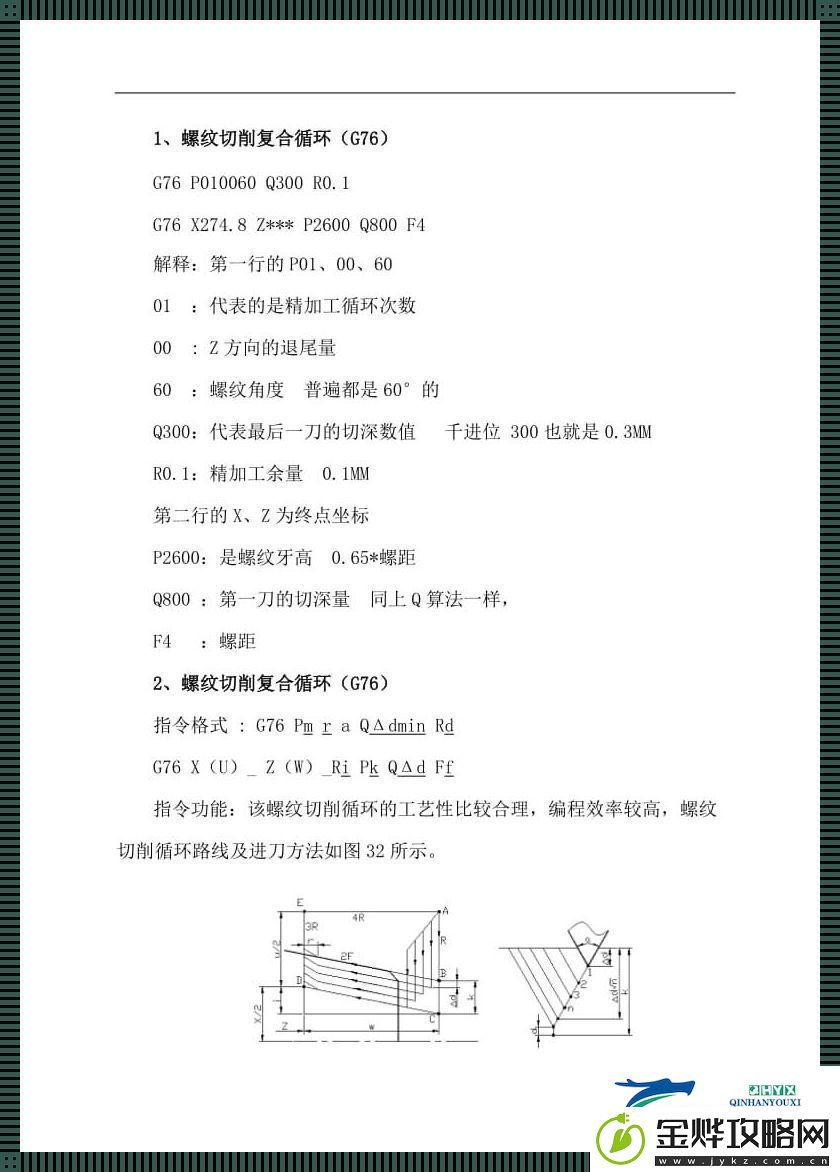 G86指令编程实例揭秘