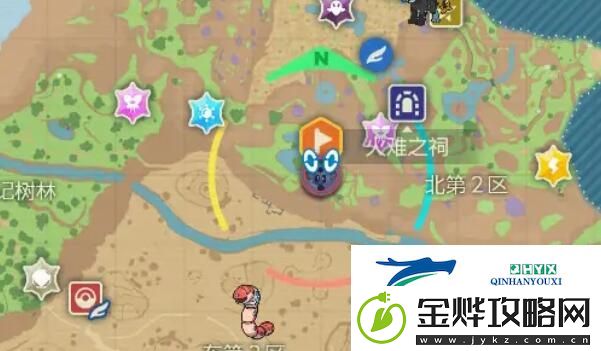 宝可梦朱紫蓝之圆盘神兽位置分享