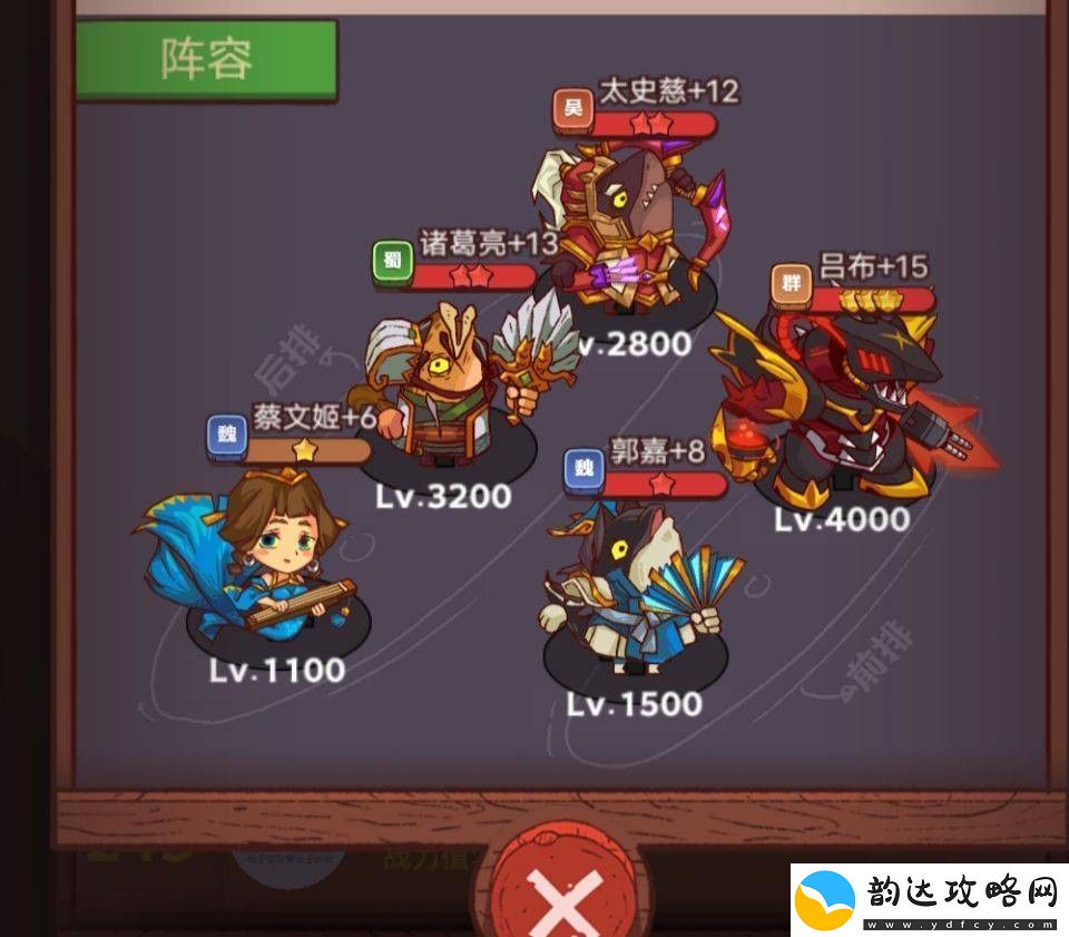 咸鱼之王蔡文姬推塔阵容怎么搭配