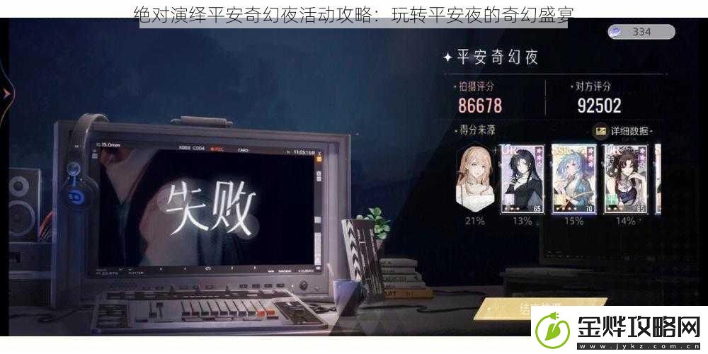 绝对演绎平安奇幻夜活动攻略