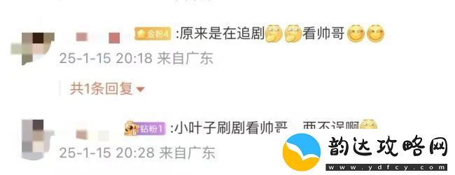 叶诗文称看国色芳华看馋了
