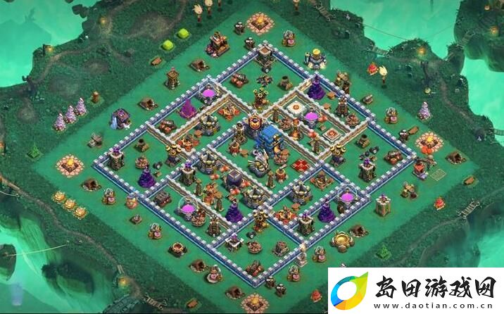 部落冲突12本防雷龙阵型