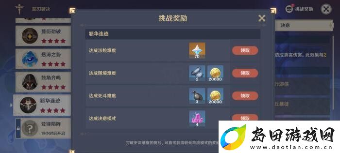 原神蹈刃破决第五天怎么过