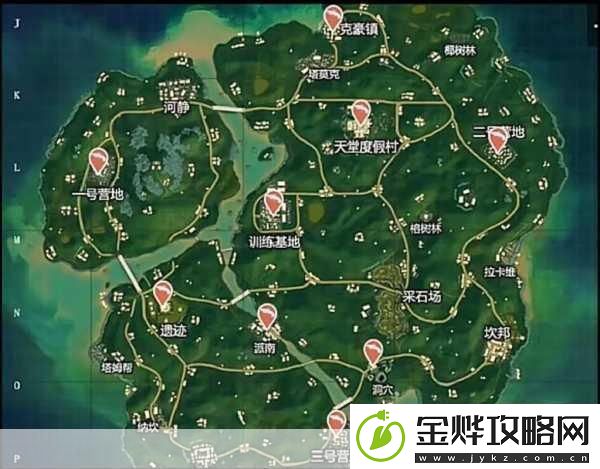 和平精英2024海岛信号枪刷新圣地全揭秘
