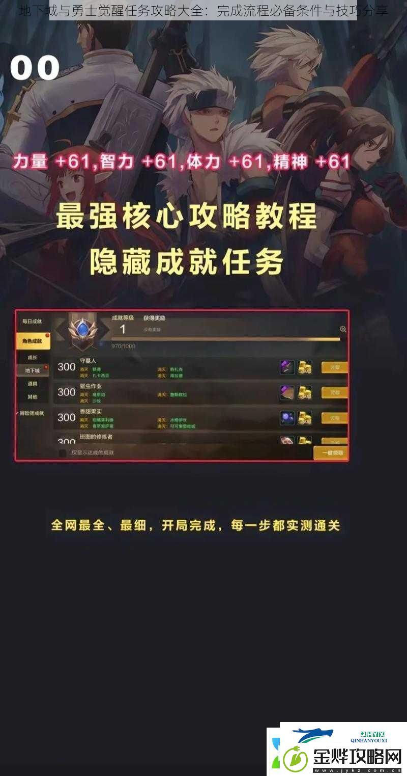 地下城与勇士觉醒任务攻略大全