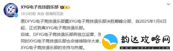 XYG发布公告