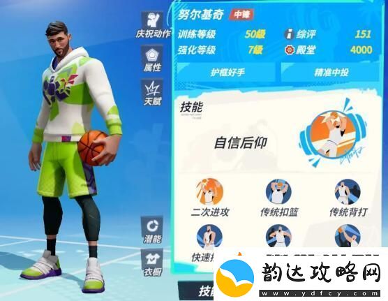 全明星街球派对初始球员怎么选