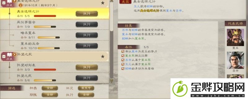 三国志8重制版势力信息怎么样势力信息介绍