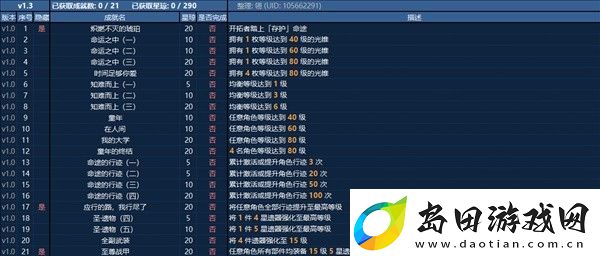 崩坏星穹铁道3全成就图鉴有哪些