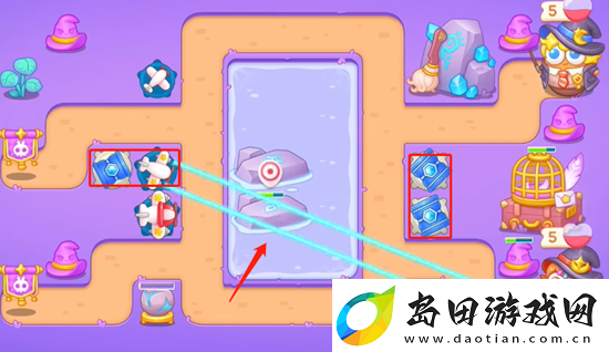 保卫萝卜4阿波与魔法宝藏第67关通关攻略