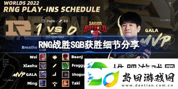 RNG战胜SGB顺利小组赛出线RNG战胜SGB获胜详情介绍资讯速递