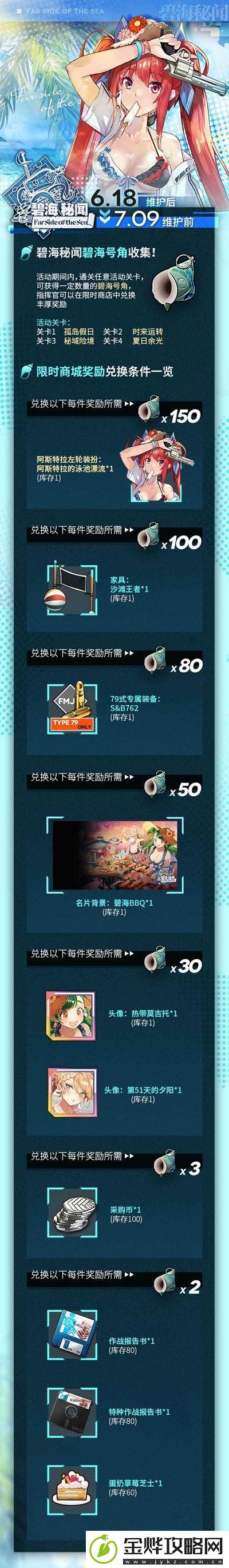 少女前线夏日活动什么时候出