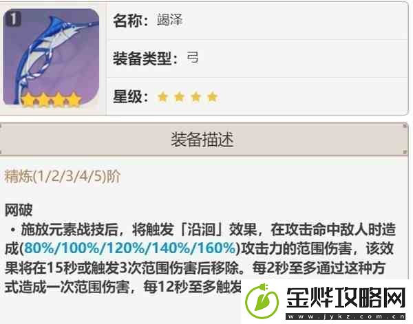 原神限定弓箭强度解析