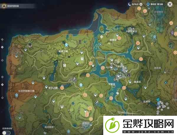 原神76个兰那罗位置及宝箱开启流程